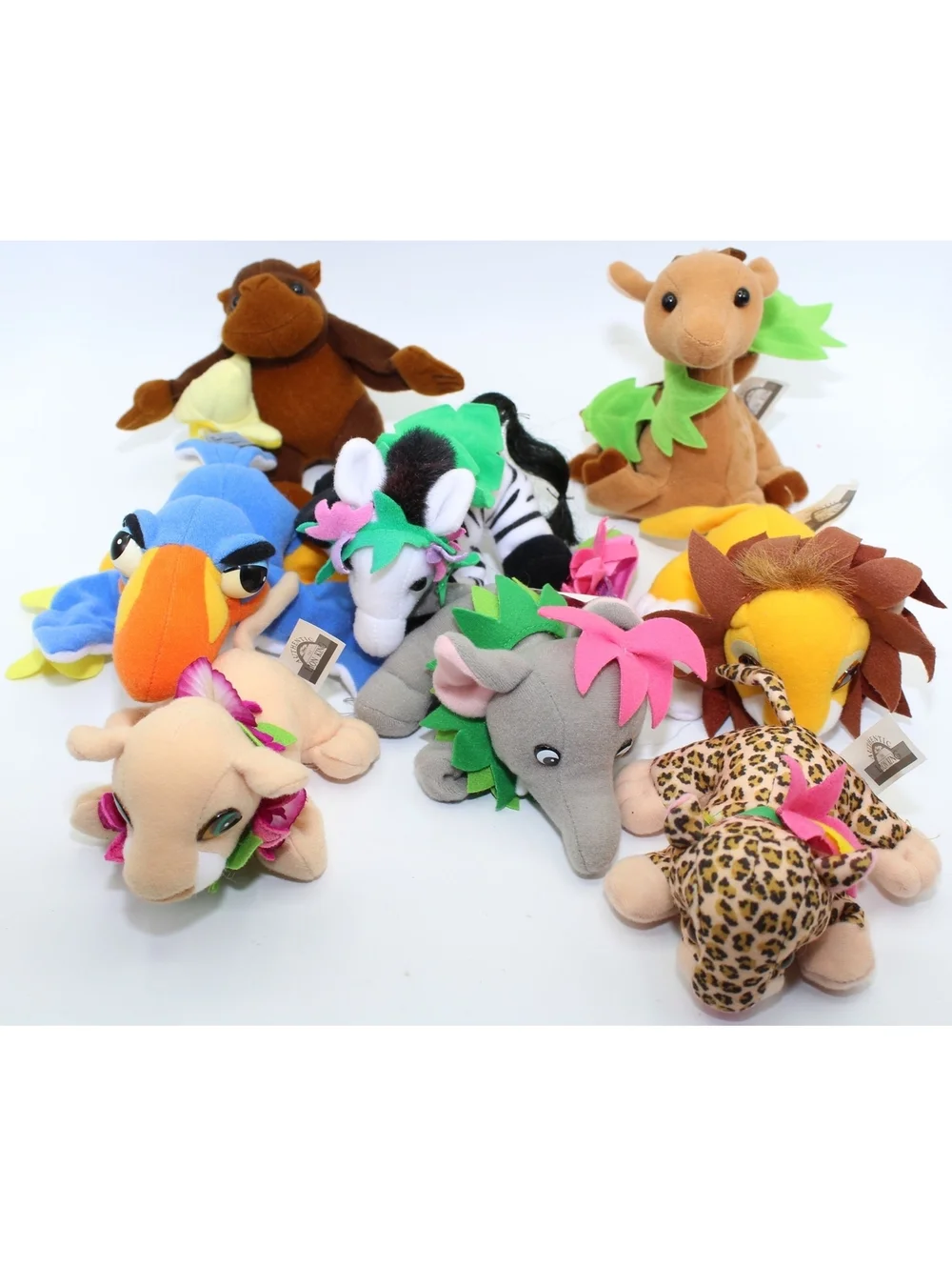 VTG 1994 Authentic Disney The Lion King Plush Doll Lot of 8 Simba Pumbaa Nala ++